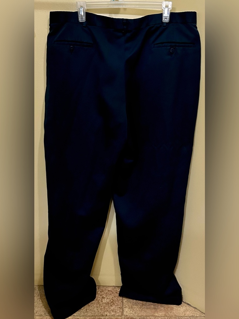 Savane Dark Navy Men's Dress Pants